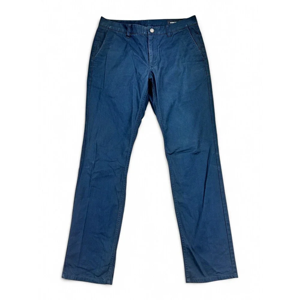 Bonobos Men's Slim Straight‎ Chinos Waist 32 Navy